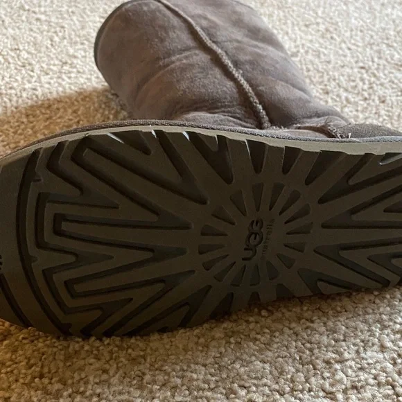 Women's Grey UGG Boots - Picture 10 of 11